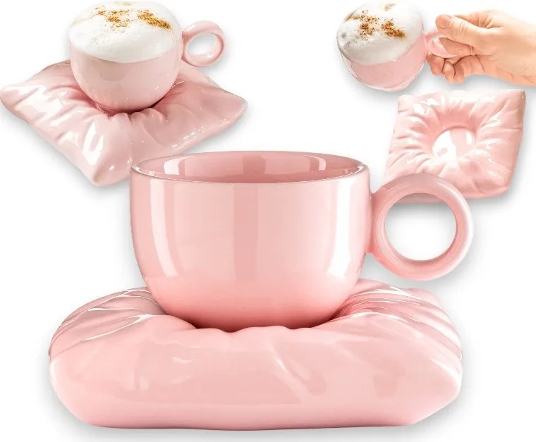 Királyi Csésze Rózsaszín Ajándék Neki Nőnap Anya Születésnap
