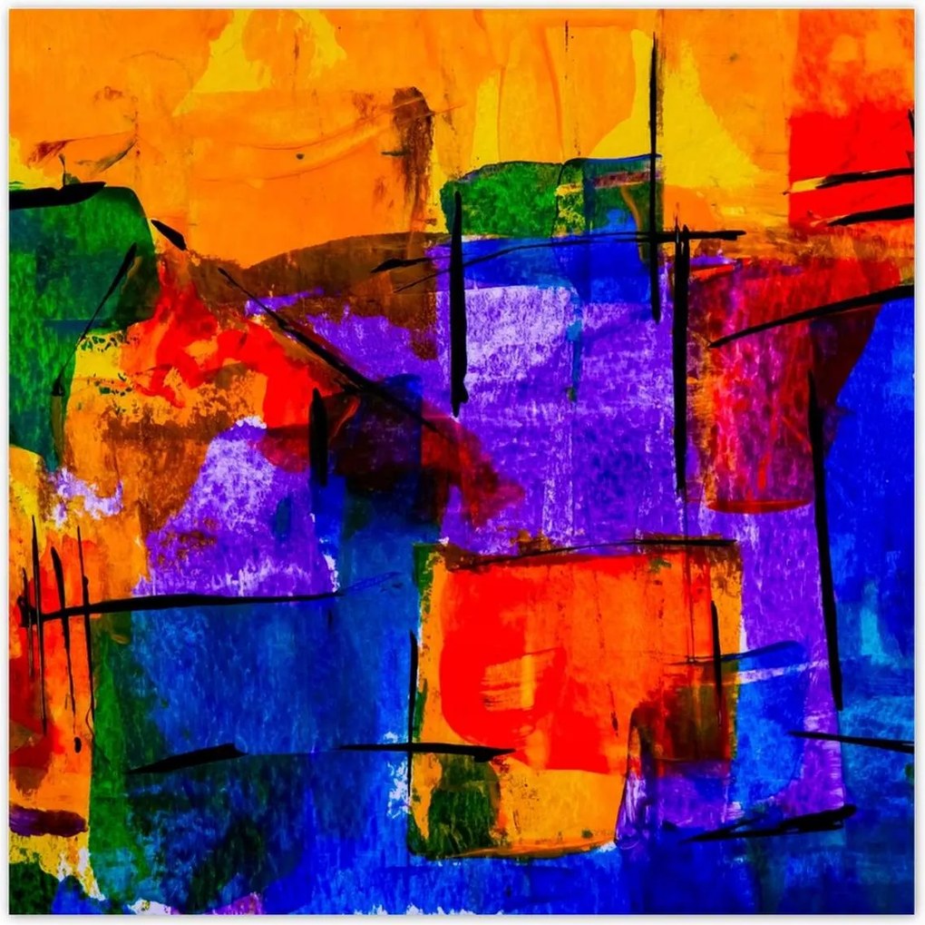 Poszterek 30x30 Absztrakt Hálózat