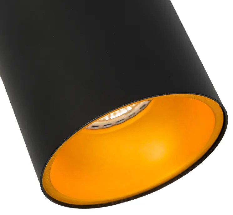 Okos spotlámpa fekete arannyal, WiFi GU10 fényforrással - Deep