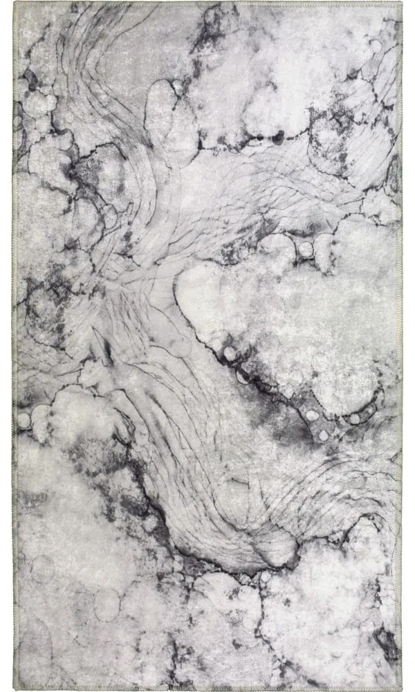 Világosszürke mosható szőnyeg 80x50 cm - Vitaus