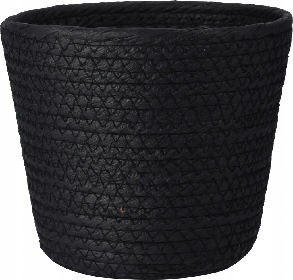 Tárolókosár Nero 23×19 cm nagy, fekete