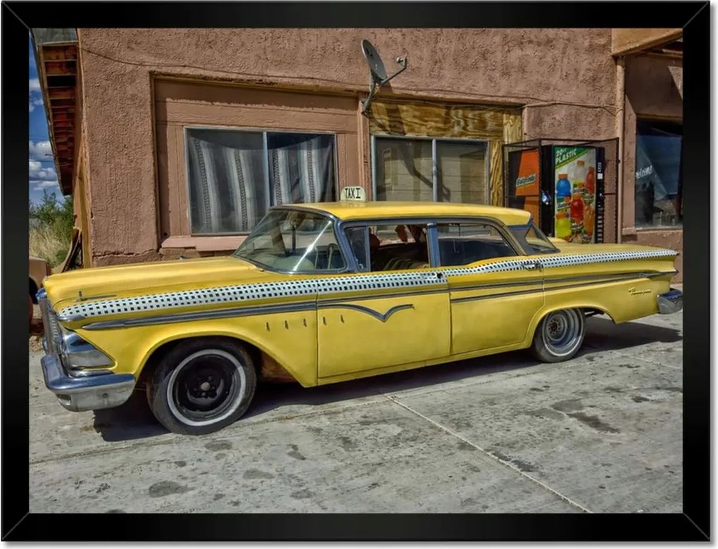 Poszterek keretben 40x30 Taxi Ny Autó