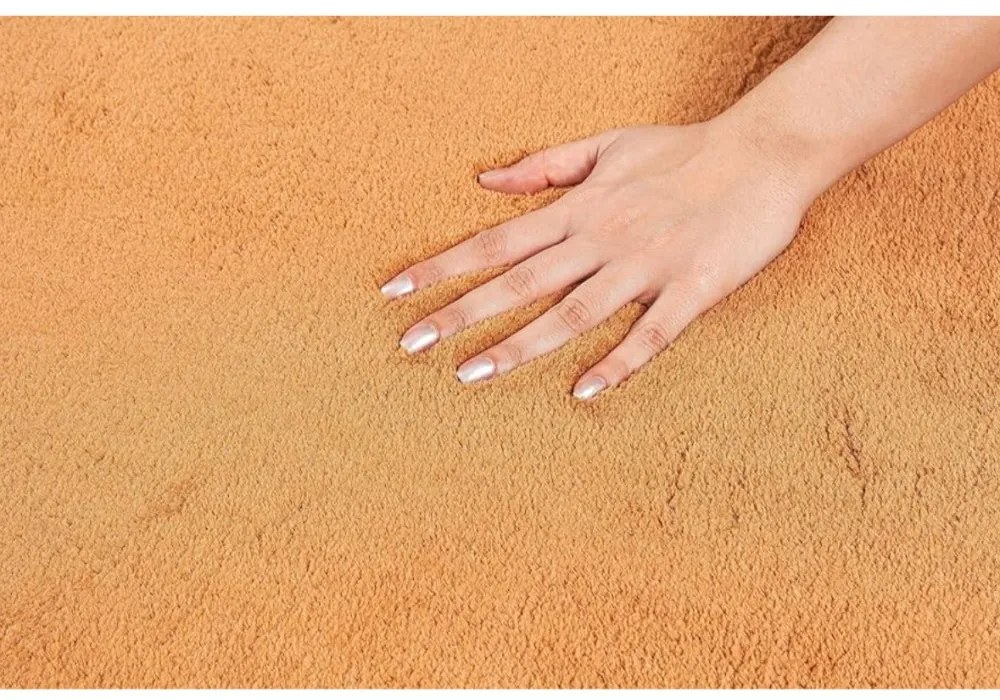 Narancs színű plüss shaggy szőnyeg, 160x230cm, Star Shaggy