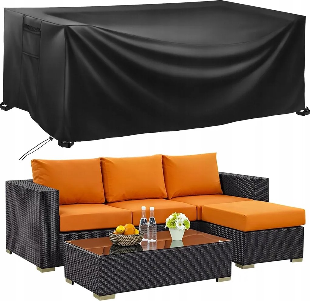 Vízálló huzat kerti bútorokhoz 230x165x80 cm 420D Oxford UV-álló