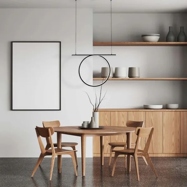 LED csillár kábelen ODETTA LED/30W/230V 4000K fekete