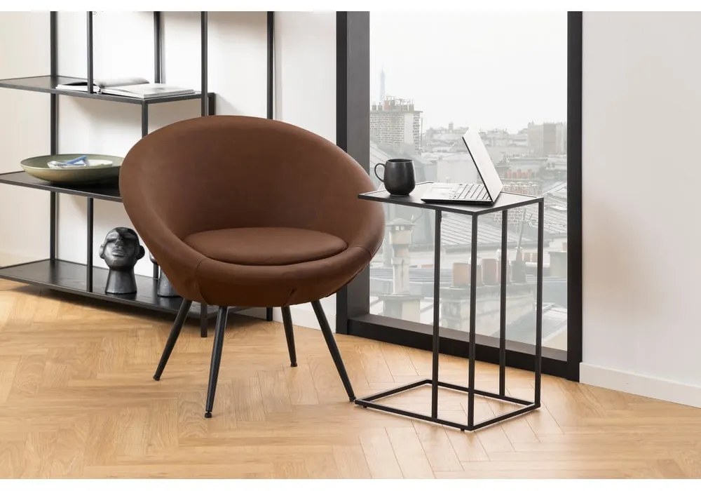 Tárolóasztal márvány dekoros asztallappal 43x35 cm Infinity – Actona