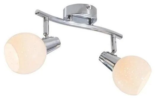 LED Spotlámpa DOXY 2xE14/4W/230V fényezett króm