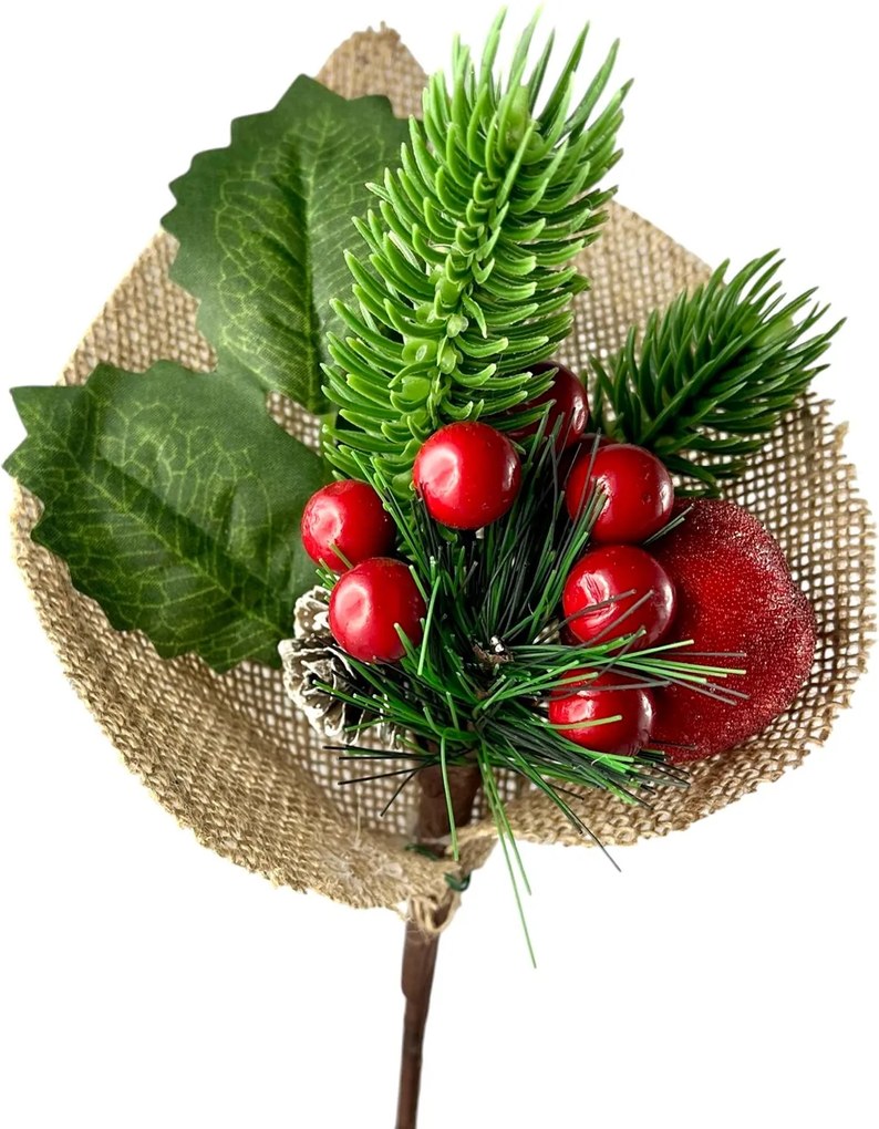 Realisztikus Műfenyő Dísz, Mű Éghajlatú Fenyőfa Ág, Ünnepi Dekoráció