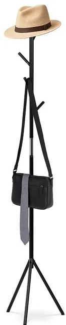 Fekete Fém Ruhafogas. 80001-01 BK