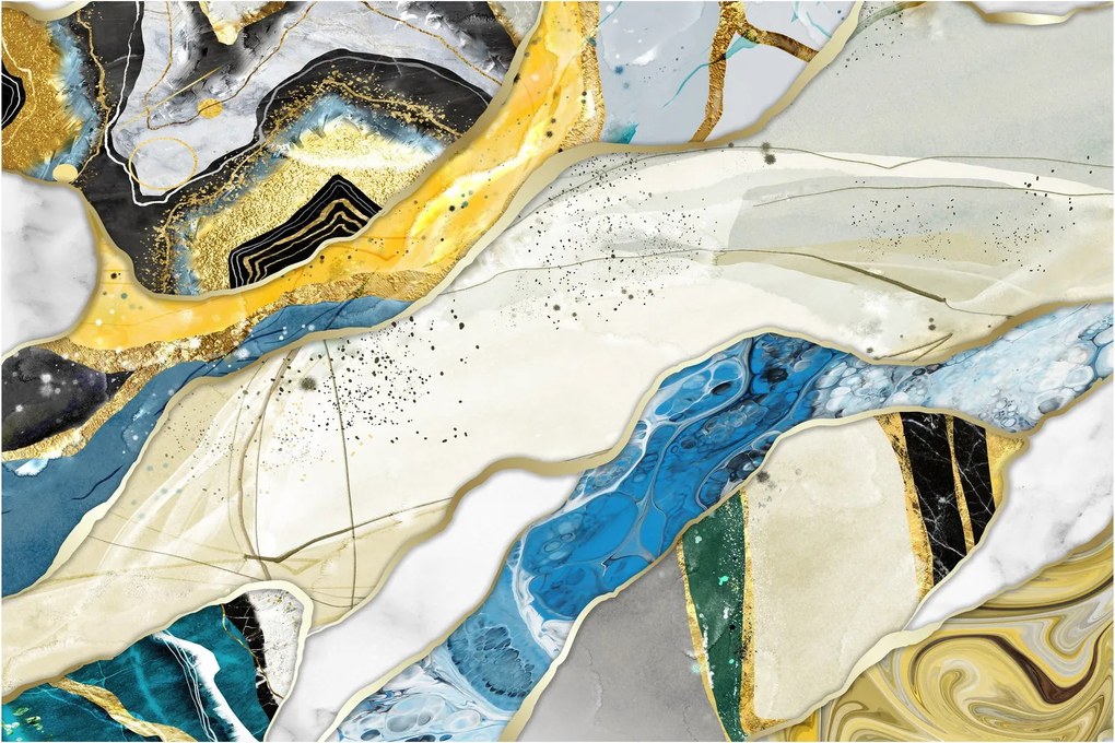 Kép - Színes márvány (90x60 cm)