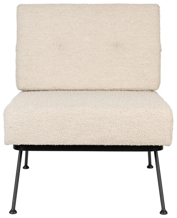 Krémszínű fotel Bowie – Zuiver