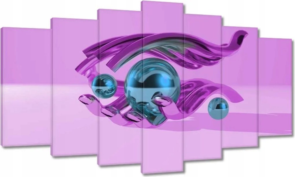 Festmények 140x80 Lila illusztráció