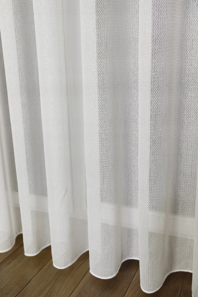 Függöny méteráru Sima háló Oana Ecru magasság: 310 cm