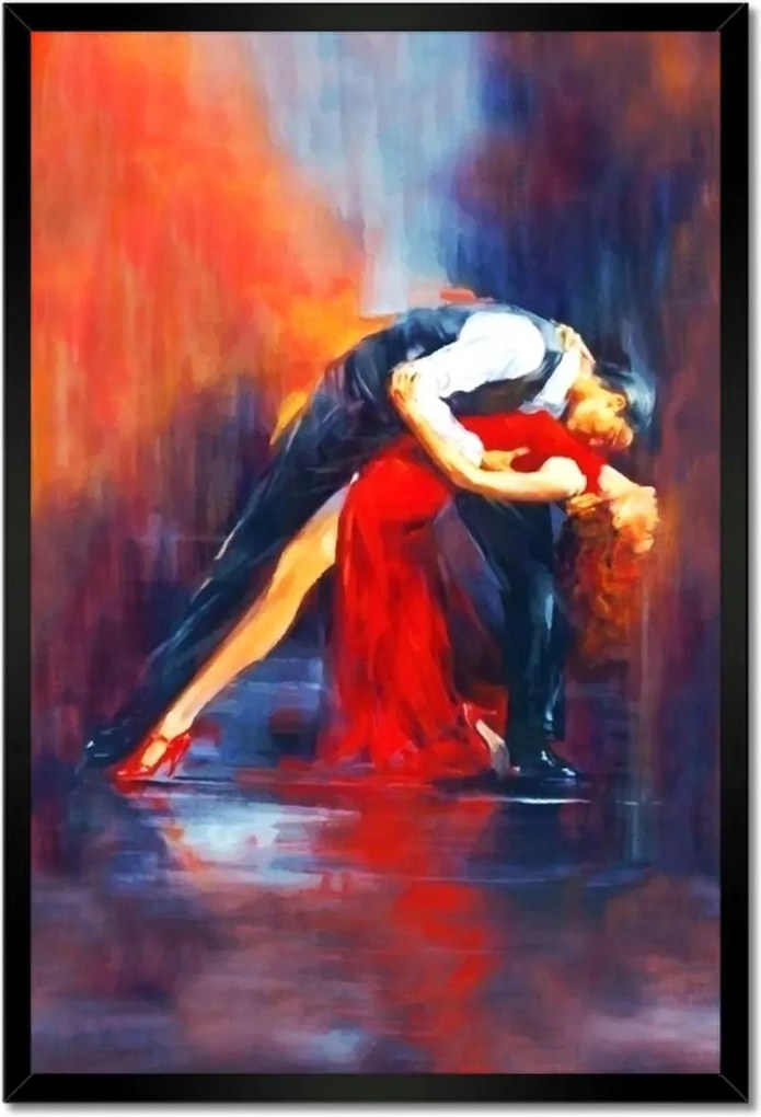 Poszterek keretben 40x60 Tango Nuevo Tánc pár