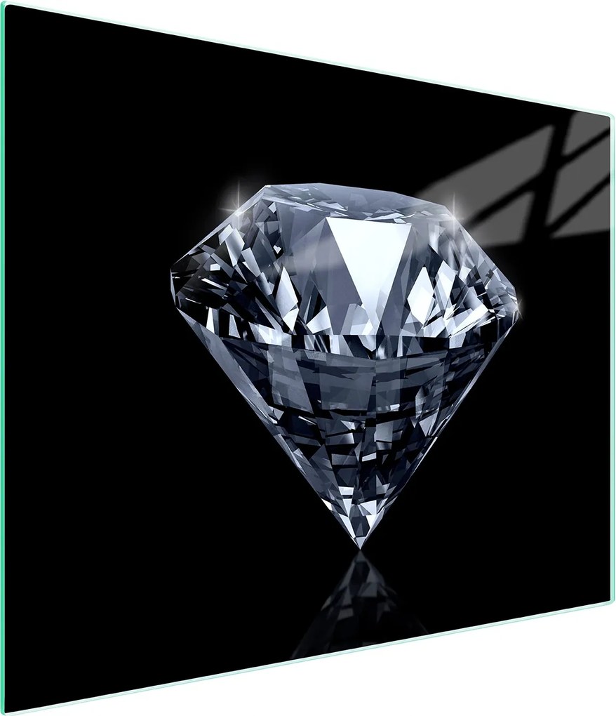 Üveg Vágódeszka 52x30 Gyémánt Edzett Üveg