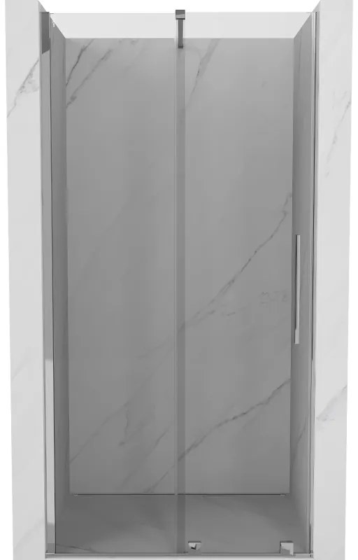 Mexen Velar, nyitható tolóajtó 110x200 cm, 8mm átlátszó üveg, króm profil, 871-110-000-01-01