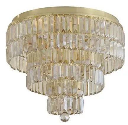 Searchlight 61321-6SB - Mennyezeti lámpatest EMPIRE 6xE14/60W/230V IP44