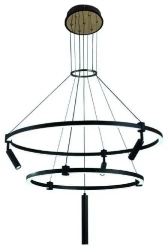 LED állítható fényerejű csillár kábellel LED/140W/230V 3000-6500K + DO