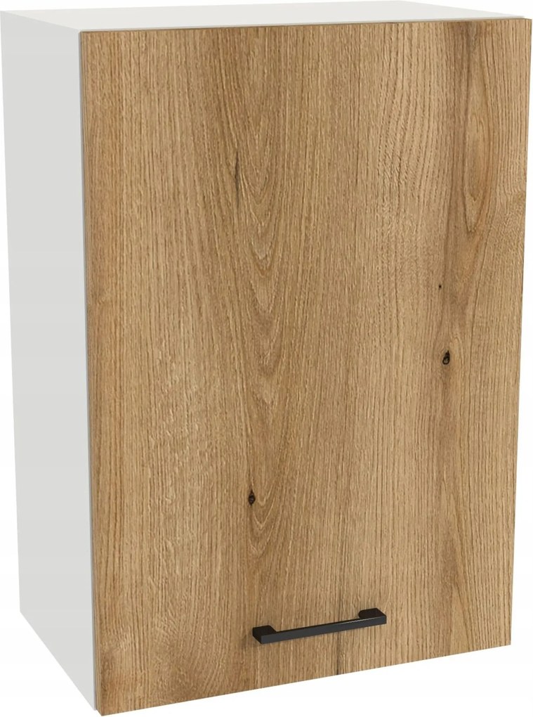 Konyhaszekrény felső 50/72 Capri korpusz fehér front tölgy Evoke