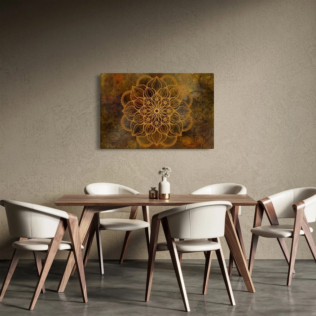Kép - Az öröm mandala (90x60 cm)