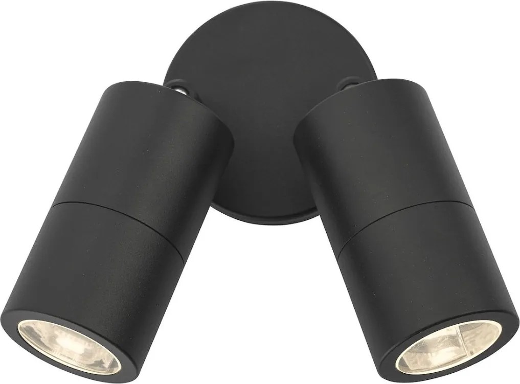 DAR LIGHTING ORT0922 ORTEGA Modern Kültéri Fali Lámpa Fekete IP65