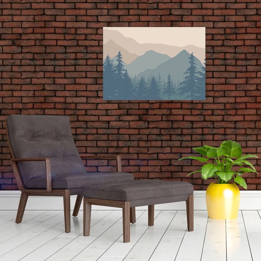 Kép - Türkiz hegység N⁰2 (70x50 cm)