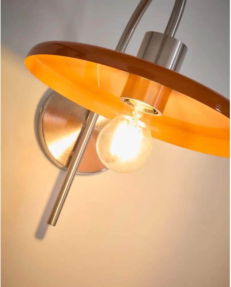 Narancssárga fali lámpa ø 27 cm Nuvira – Kave Home