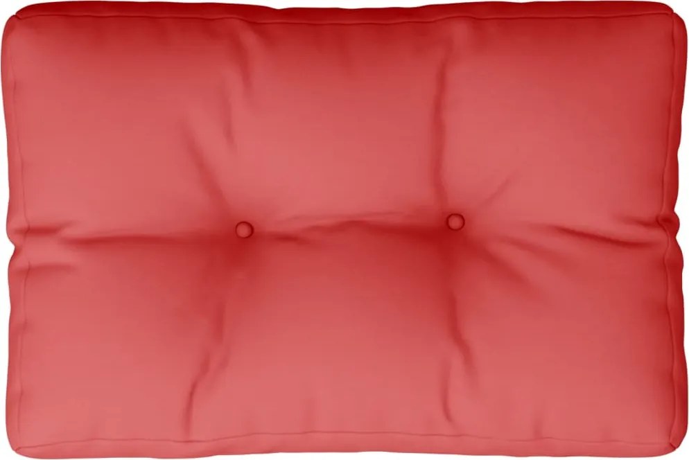 vidaXL piros szövet raklappárna 60 x 40 x 12 cm