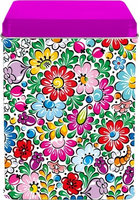 Népi Teásdoboz Opolei Minták Folkstar