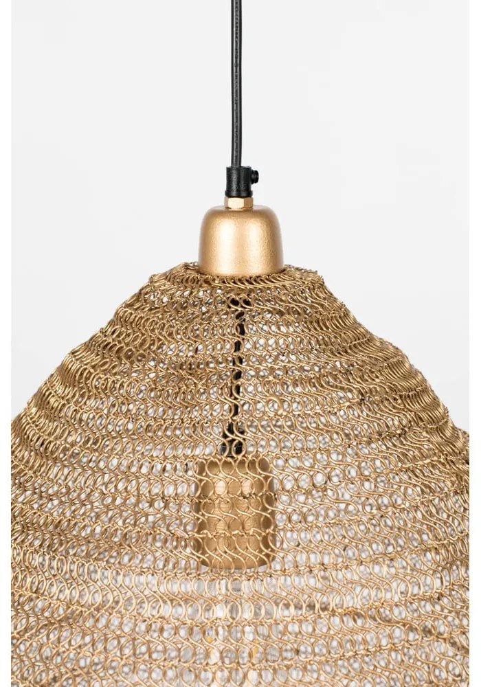 Lena aranyszínű függőlámpa, ø 48 cm - White Label