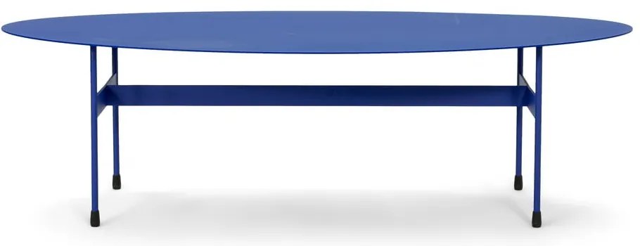 Kék fém dohányzóasztal 39x120 cm Mira – Spinder Design