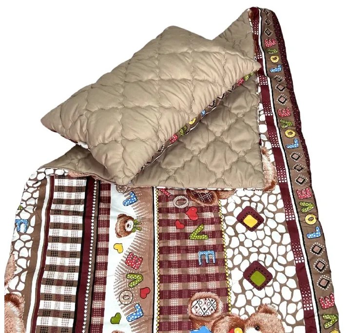 Gyermek antiallergén szett DeLuxe 90x135 cm - LOVE Méret paplan - párna: 90x135 cm