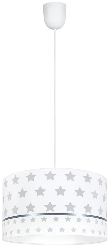 Gyerek csillár PIKKI 1xE27/60W/230V szürke