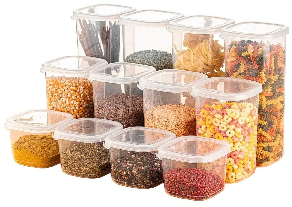 Élelmiszertartó doboz szett 12 db-os Fresco – Hermia