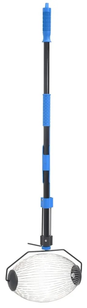 Kék acél diófelszedő 127 cm