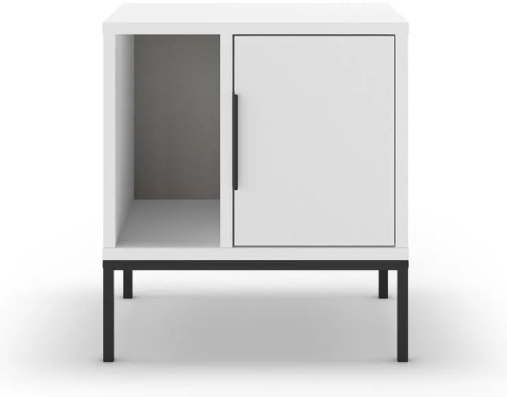 Fehér éjjeliszekrény Lani – Marckeric