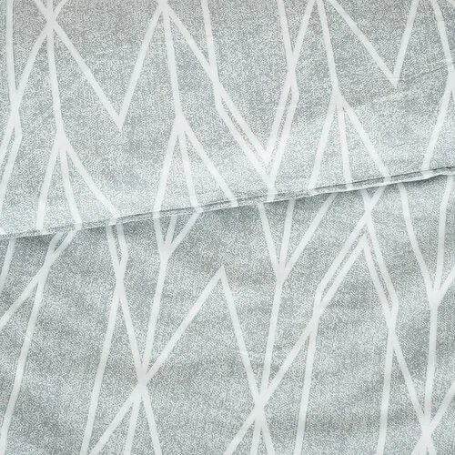 B.E.S. Petrovice Top Class Gray stripes krepp ágyneműhuzat, 140 x 200 cm, 70 x 90 cm, 70 x 90 cm