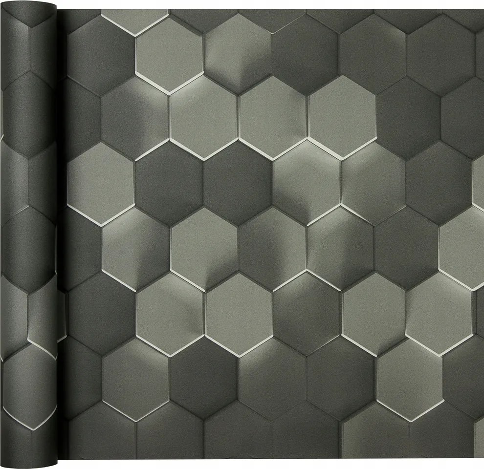 Hexagon 3D geometria tapéta