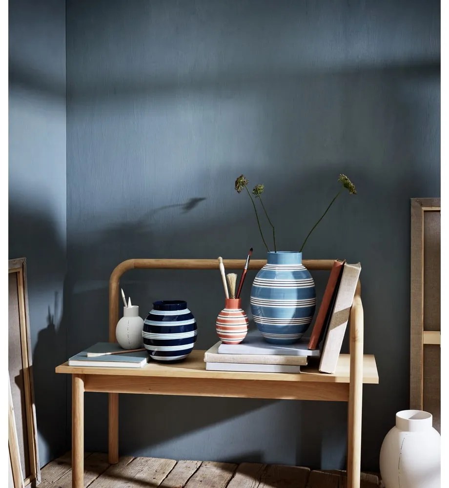 Nuovo kék kerámia váza, magasság 30 cm - Kähler Design