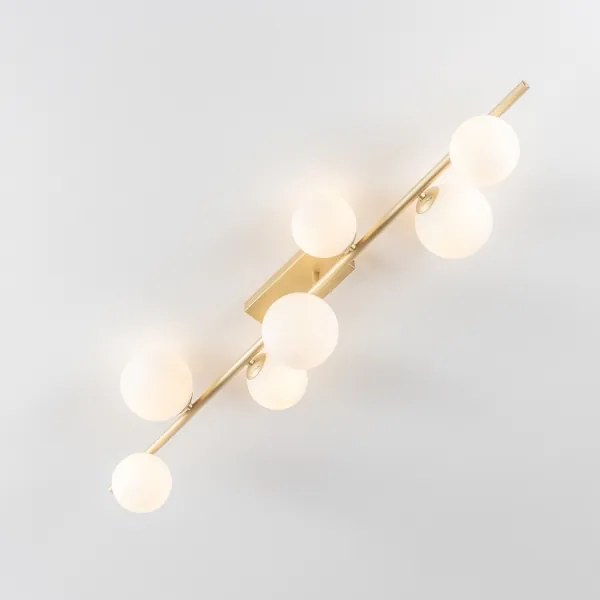 Brilagi - LED Felületre szerelhető csillár MILLA 7xG9/3W/230V arany/fehér