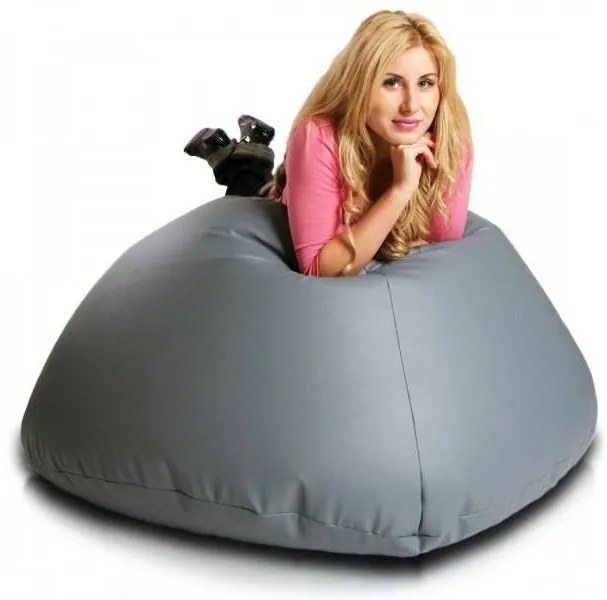 Babzsák labda Maxi ökobőr TiaHome - Narancssárga