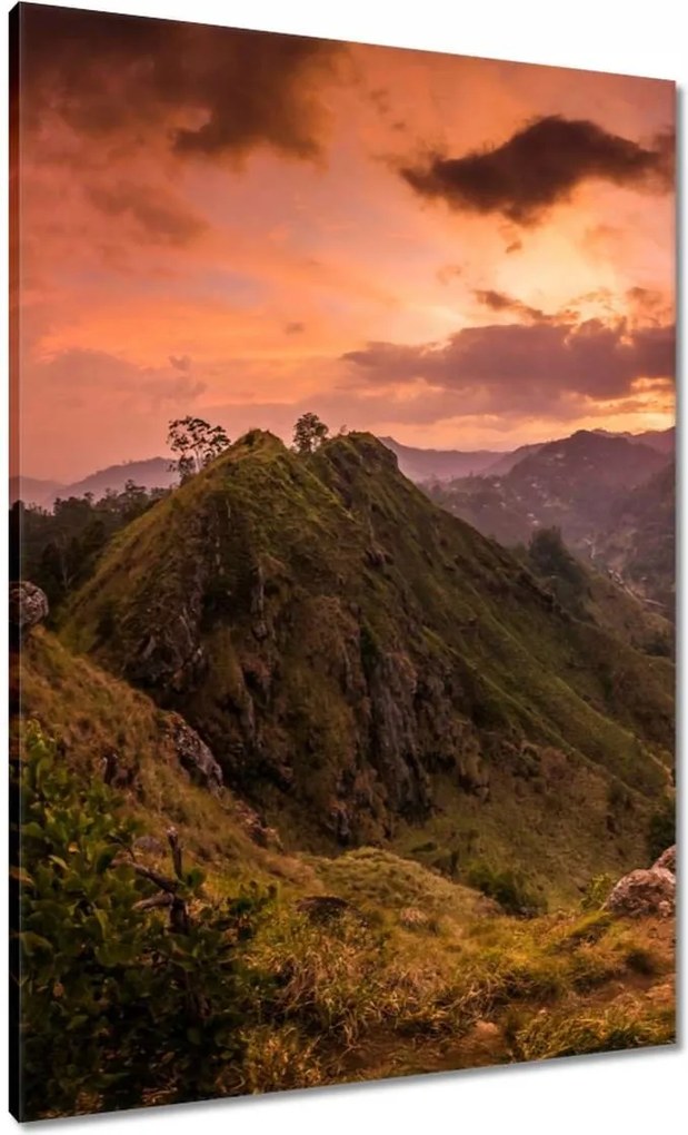 Vászonkép 70x100 Tájkép hegyekkel Tájkép