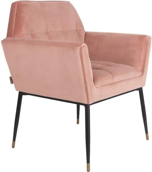 Reina Katarina rózsaszín fotel - Dutchbone
