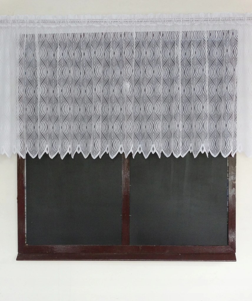 Mg Függöny 624/571 Fehér 400X90cm készre szerelve M-es alagúttal