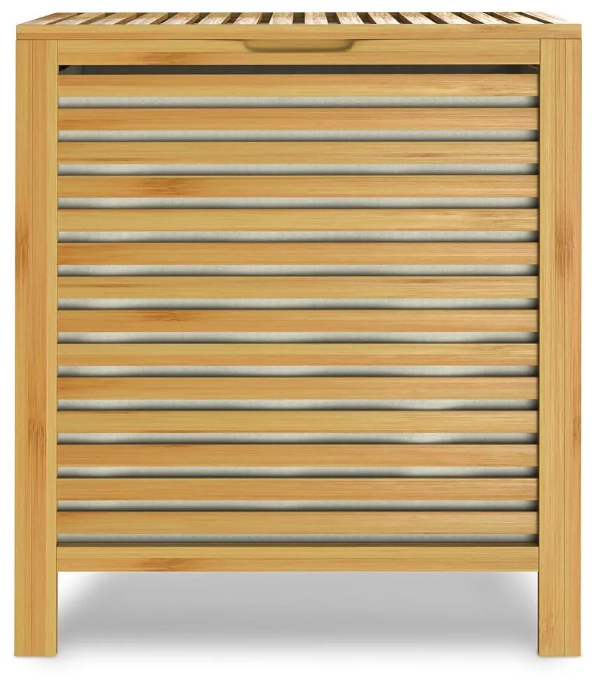 ISLA bambusz szennyeskosár, 62 l, természetes barna Casaria