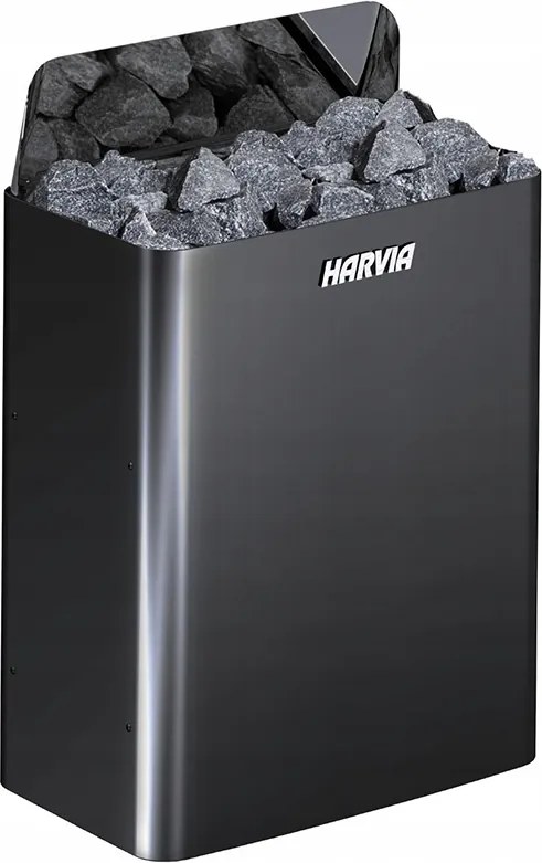 Elektromos szaunakályha Harvia The Wall SW45E Black steel 4.5kW