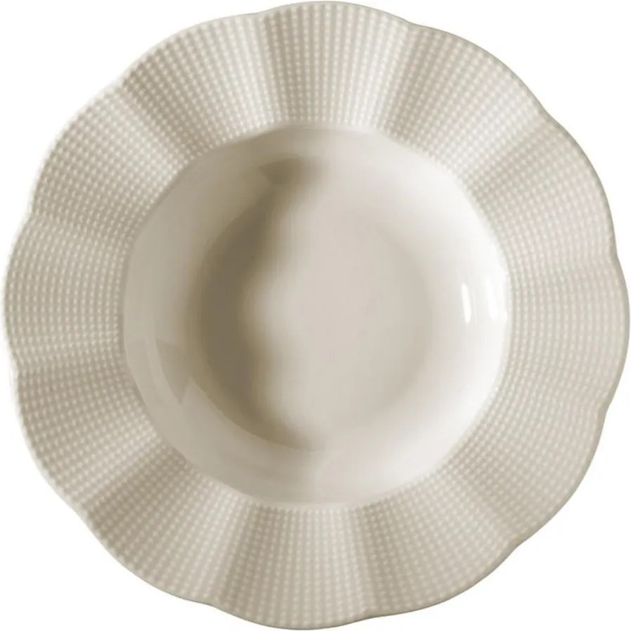 26 részes porcelán étkészlet krém