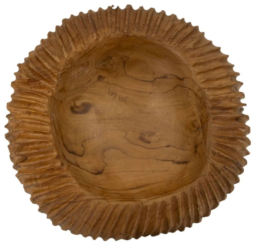 Tálca garit teak ø 32x11cm