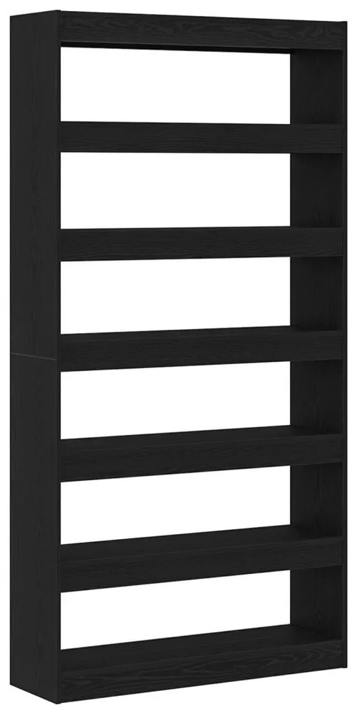 Könyvespolc Fekete tölgy Szerelt fa 100 x 30 x 198 cm Polcolás