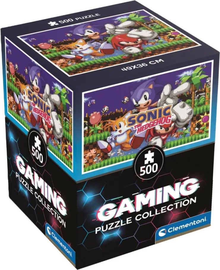 Sonic a sündisznó 64 Bit 500 db-os Cube puzzle Clementoni